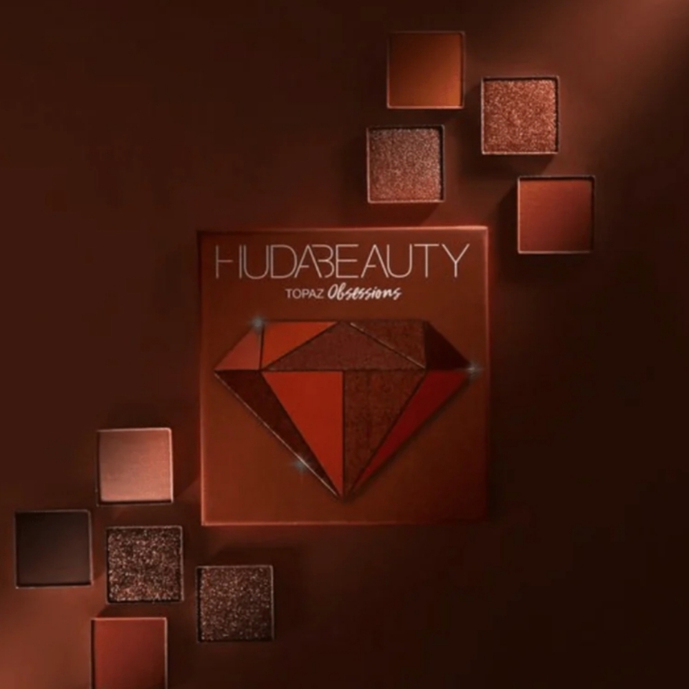 NIB Huda Beauty Topaz Obsessions Eyeshadow Palette